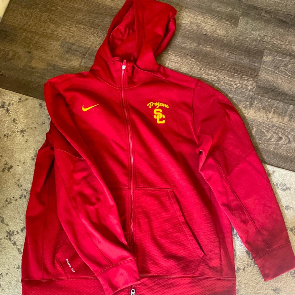 Nike USC Trojans jacket with zipper XL